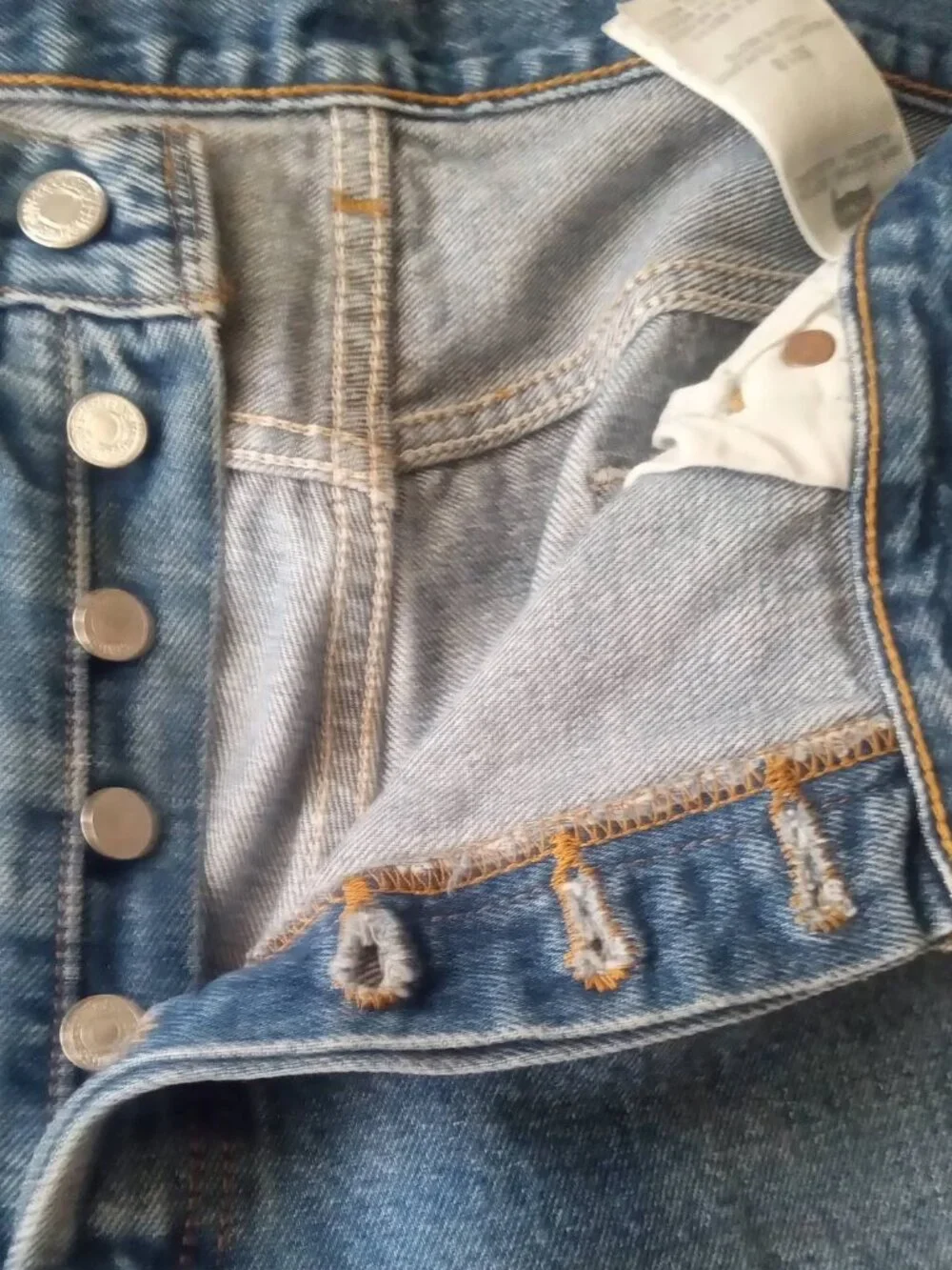 Original 501 Levis Well Faded Men's size 38X30